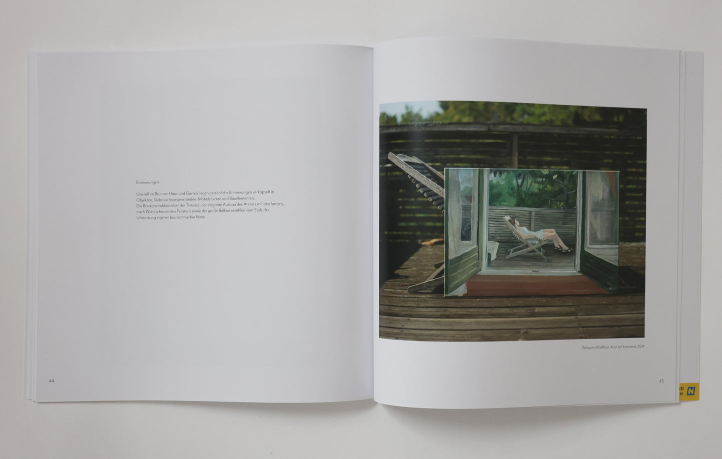 Kunstkatalog "Erinnerungen eines Hauses"